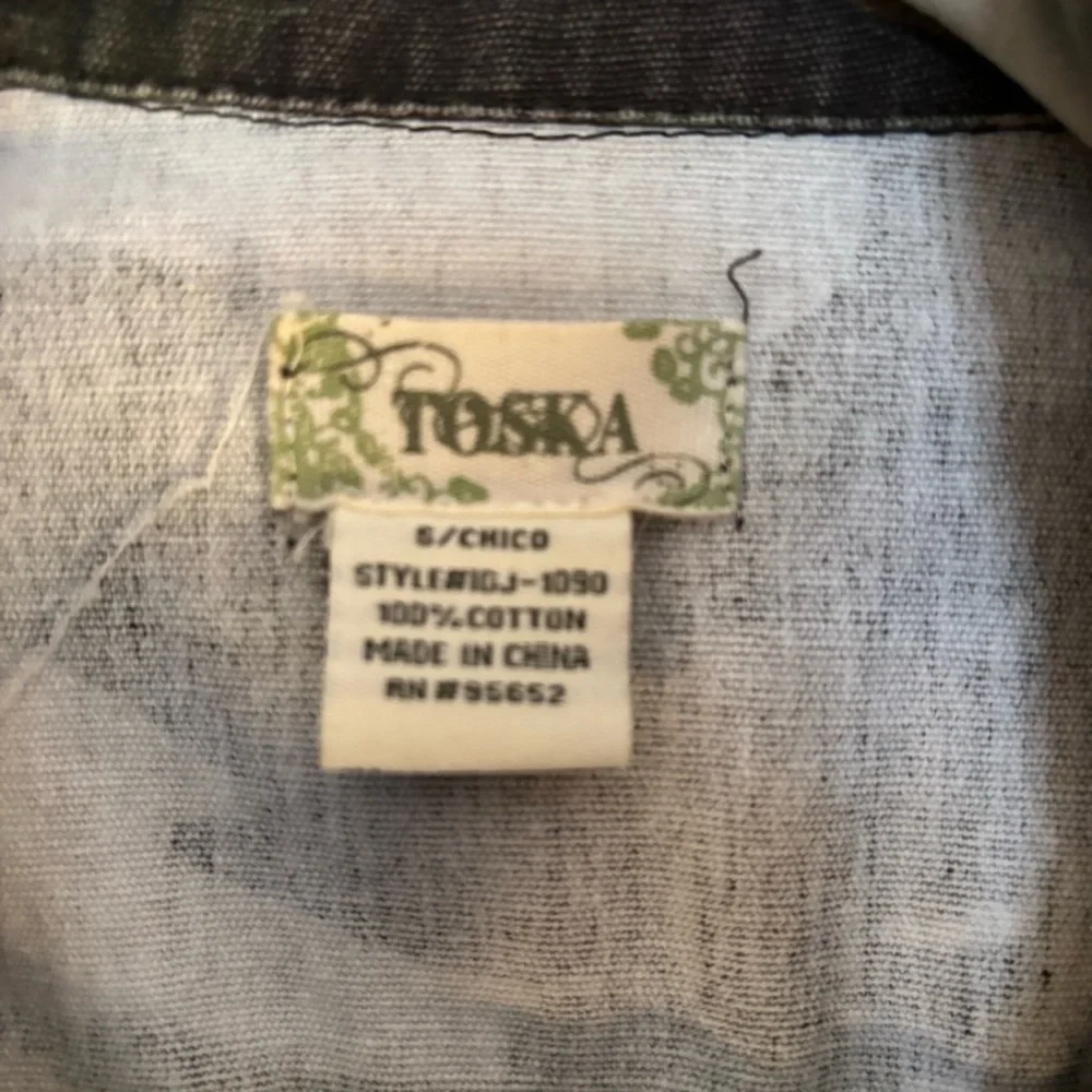 Toska Women's Green Camouflage Utility Jacket Sz Small 100% Cotton